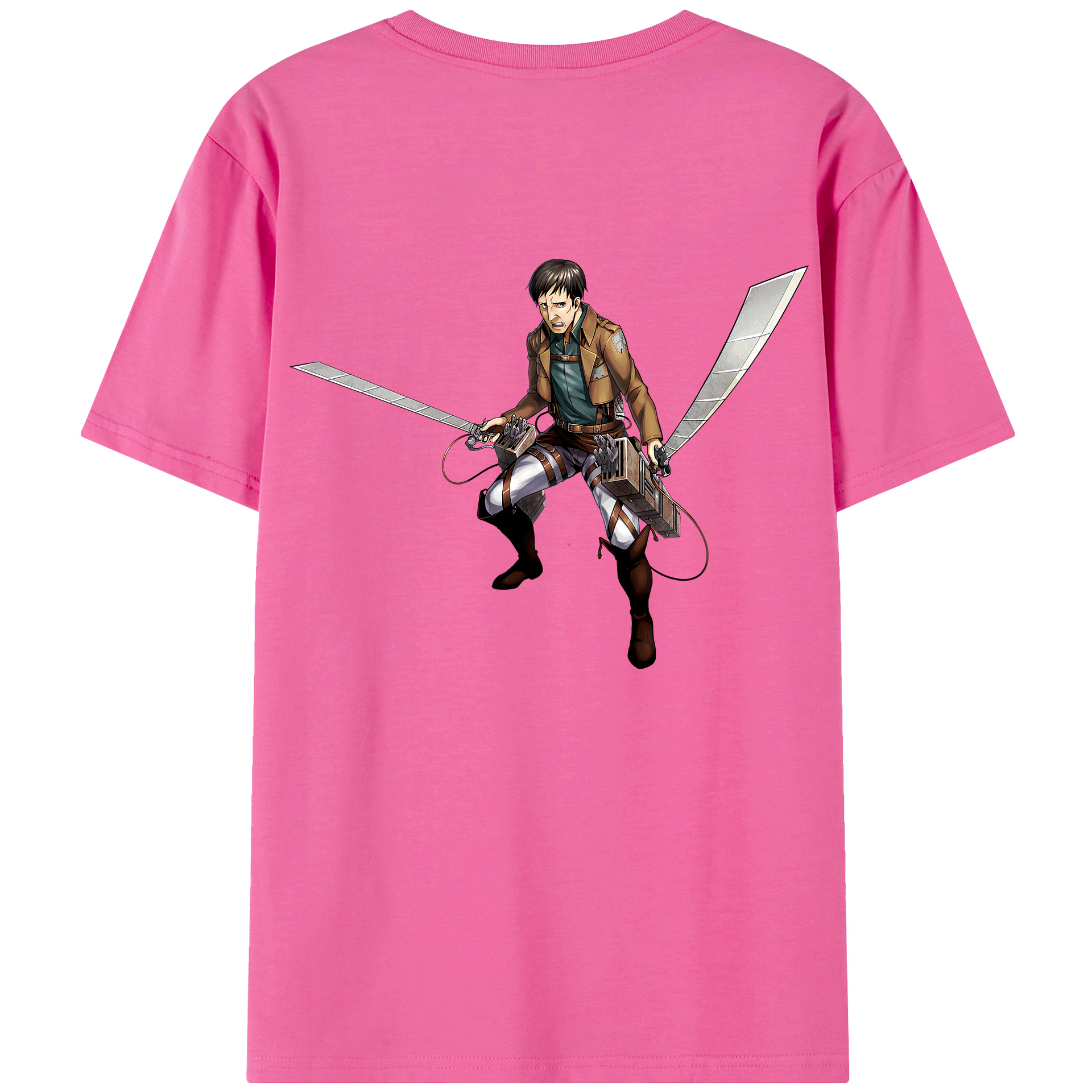 （画像用） 進撃の巨人 Attack on Titan レディース半袖Tシャツ(バックプリント)